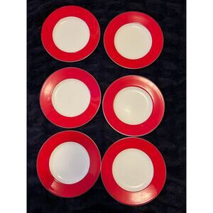 SET OF 6 - Kate Spade 9.5in Luncheon Dessert Salad Lenox Plates